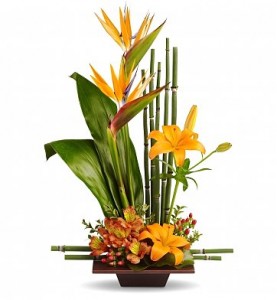 modern floral arrangement